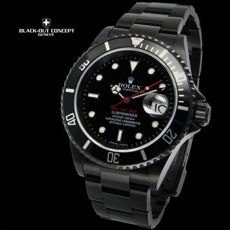 rolex blackout concept submariner limited edition|rolex 14270.